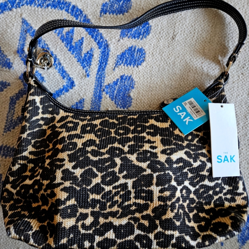THE SAK Leopard Print Shoulder Bag